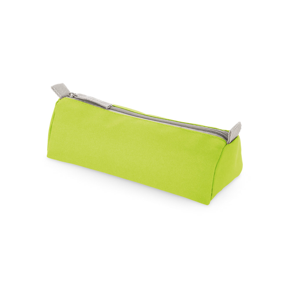 Trousse à crayon promotionnelle en polyester Vert Clair